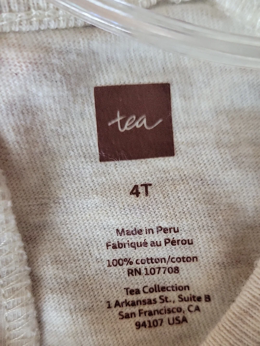 Tea NWOT Girls Legging Set Sz 4T